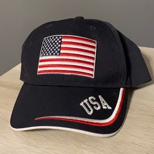 USA hat/ball cap w/ strap
